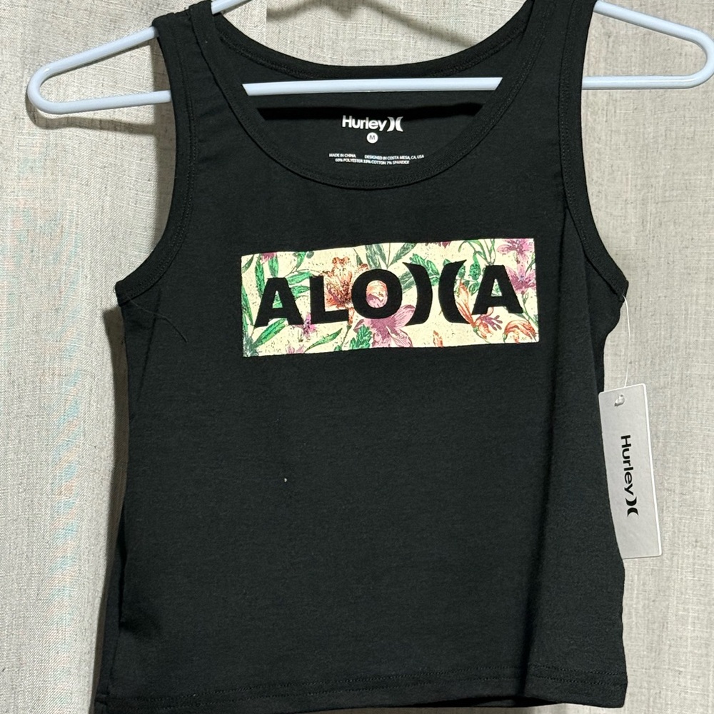 Hurley Kids Black Tank Top